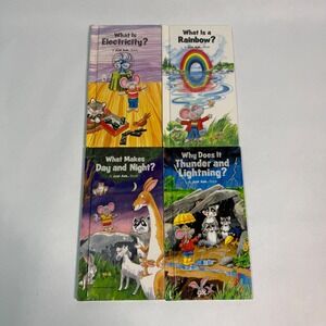 Vintage Weekly Reader Just Ask Book Lot of 4 Christopher Mouse Science 1980s